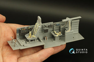 Intérieur imprimé en 3D et coloré sur papier décalcomanie Quinta Studio QD32167 Ju 87D/G (Hasegawa) 1/32  – image 8