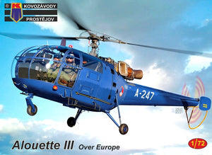 Kovozavody Prostejov KPM0278 Alouette III &amp;quot;Au-dessus de l&amp;#39;Europe&amp;quot; 1/72