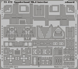 Intérieur du Sunderland Mk. I SA Eduard 73472 au 1/72 (ITALERI) – image 2