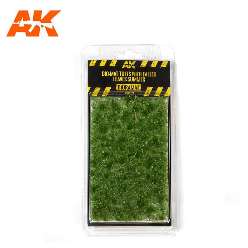 AK Interactive AK8139 DIO-MAT TOUFFES AVEC FEUILLES TOMBÉES ÉTÉ