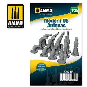 Munitions de Mig 8903 Antenas USA modernas 1/35