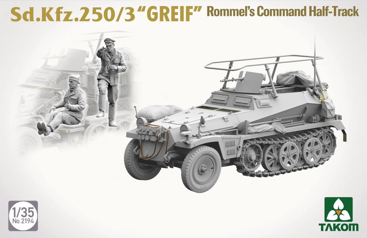 Takom 2194 Sd.Kfz 250/3 Greif Rommel Command Half-Track 1/35 – image 4