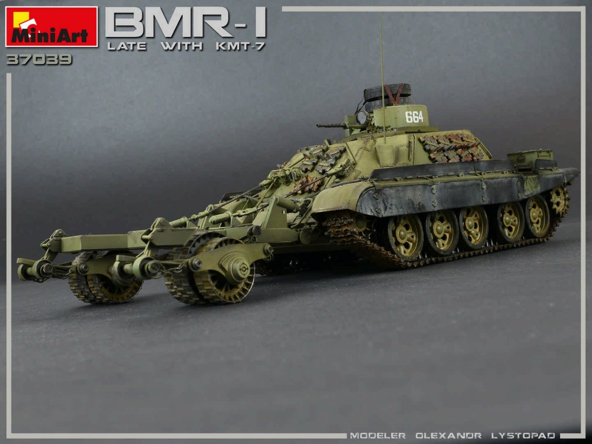 MiniArt 37039 BMR-1 Mod tardif. avec KMT-7 1/35 – immagine 4