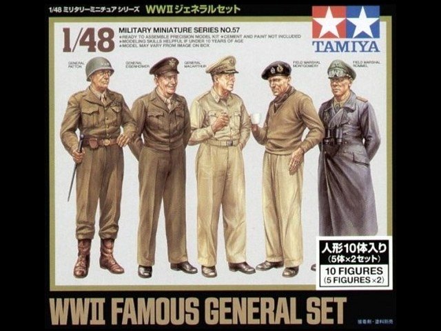 Tamiya 32557 Coffret Général Célèbre de la Seconde Guerre mondiale (1/48)