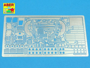 Aber 35A090 Ensemble supplémentaire avec pièces pour moteur et suspension pour Steyr Type 1500 A/01 (1/35) au germanium