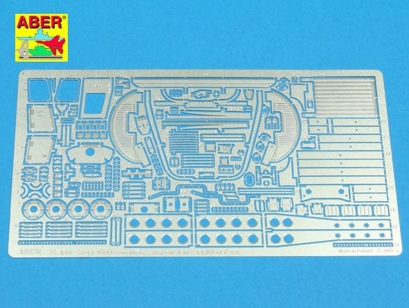 Aber 35A090 Ensemble supplémentaire avec pièces pour moteur et suspension pour Steyr Type 1500 A/01 (1/35) au germanium