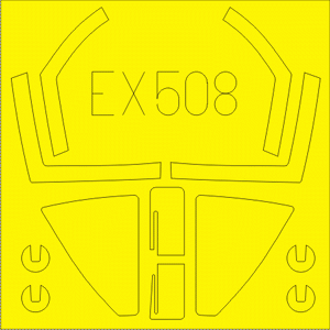 Maquette cinétique Eduard EX508 Sea Harrier FRS.1 au 1/48