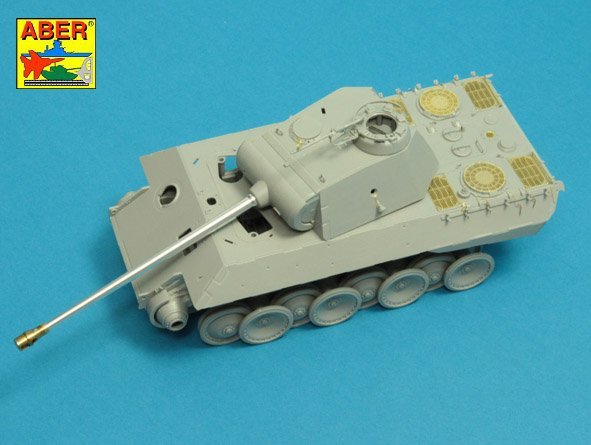 Aber 35L-245 7,5 cm barrel with muzzle brake for Panther Ausf.A 1/35 – zdjęcie 8
