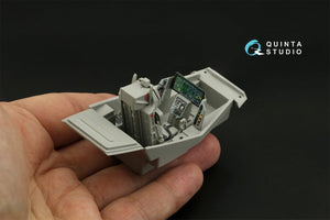 Intérieur du F-35A imprimé en 3D et coloré sur papier décalcomanie (Italeri) Quinta Studio QD32173, échelle 1/32 – image 11