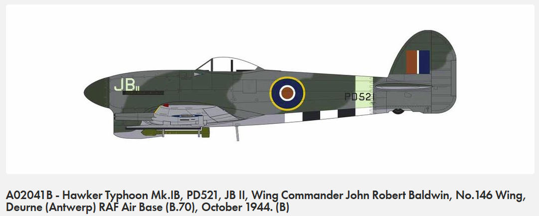 Airfix 02041B Hawker Typhoon Mk.IB 1/72 – zdjęcie 2
