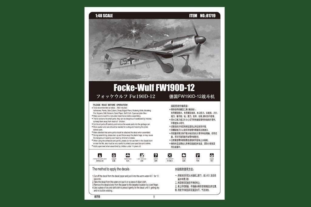 Hobby Boss 81719 Focke Wulf FW190D 12 1/48 – image 3