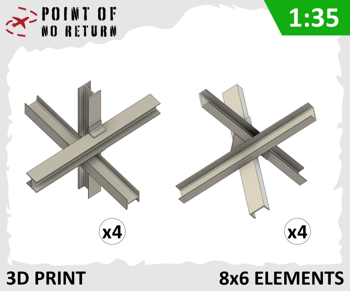 Point de non-retour 3522014 Barricade antichar Hérisson 1 1/35