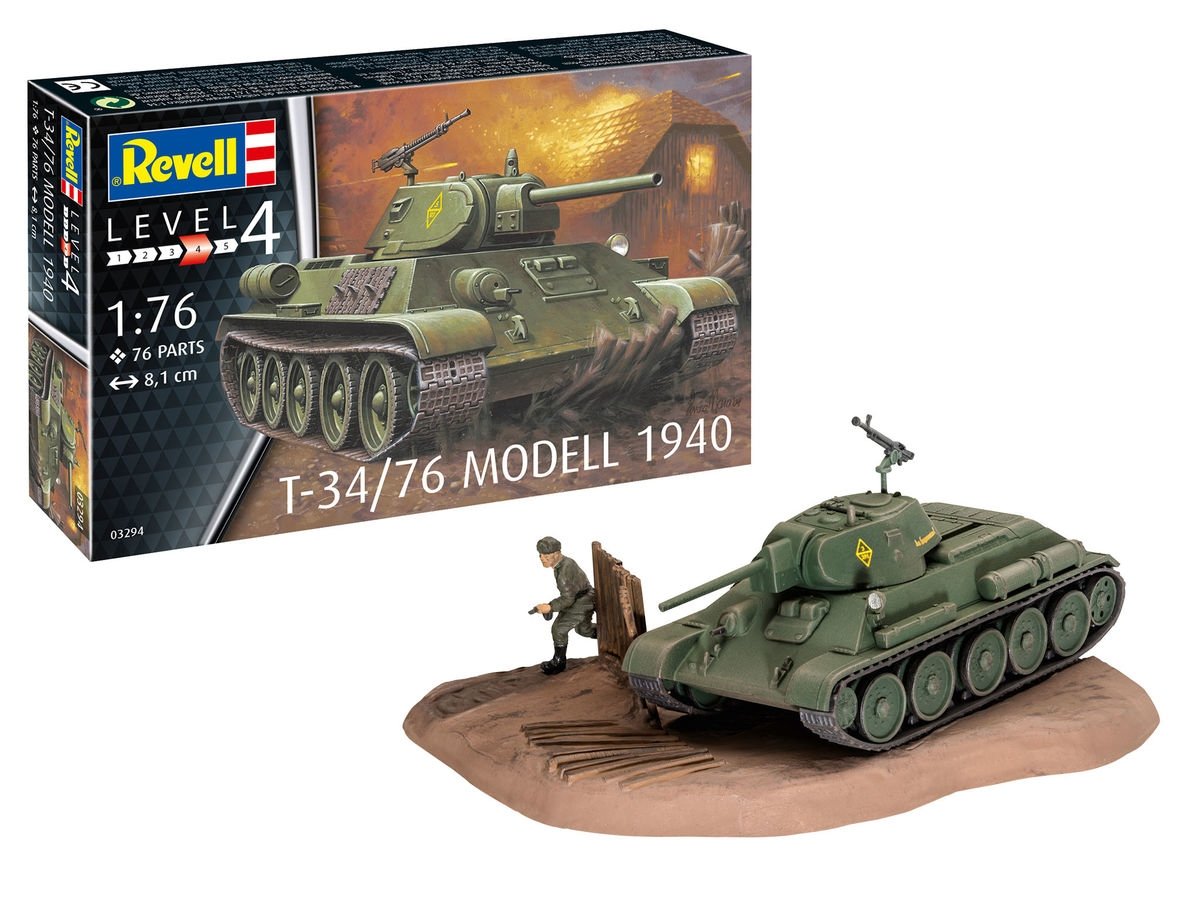 Revell 03294 T-34/76 Modèle 1940 1/76