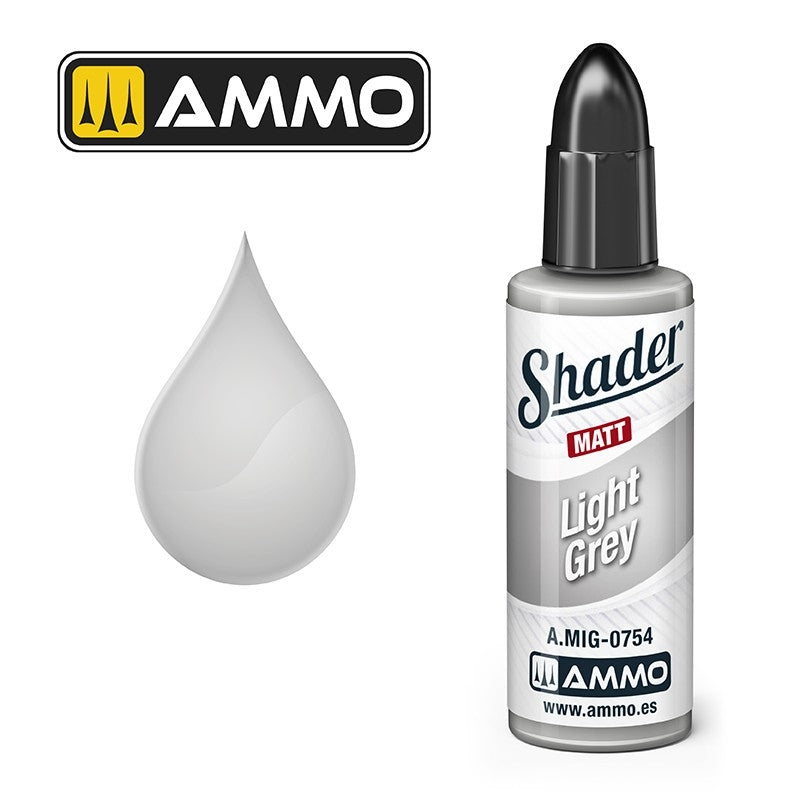 Munitions de Mig Jimenez A.MIG 0754 Light Grey Shader Matt