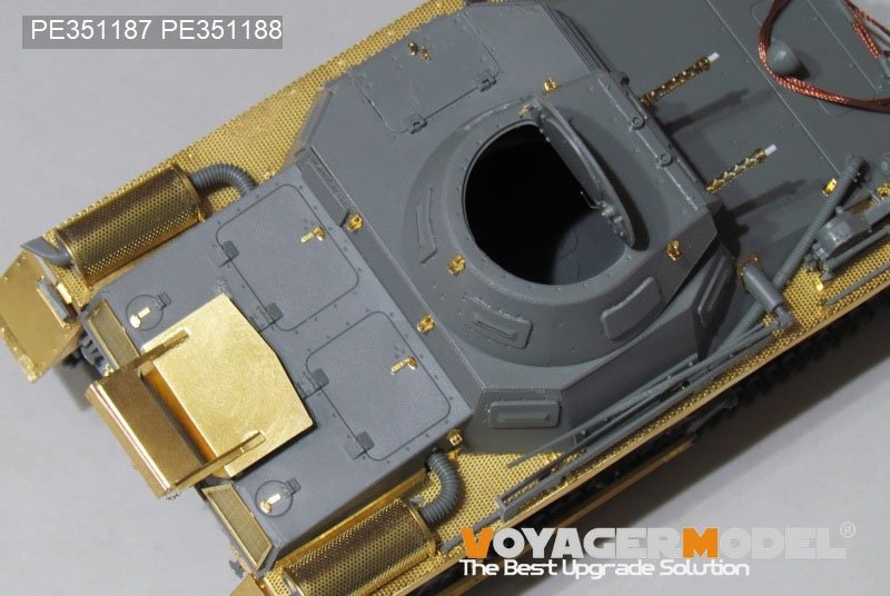 Maquette Voyager PE351187, char allemand Pz.Kpfw.I Ausf.A de la Seconde Guerre mondiale (pour TAKOM 2145), échelle 1/35 – imagen 9