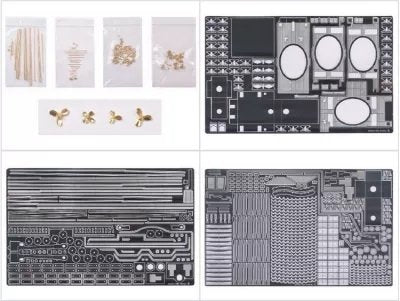 J&amp;#39;adore le kit 66600 Titanic Detail Up Set Trumpeter 03719 1/200  – immagine 7