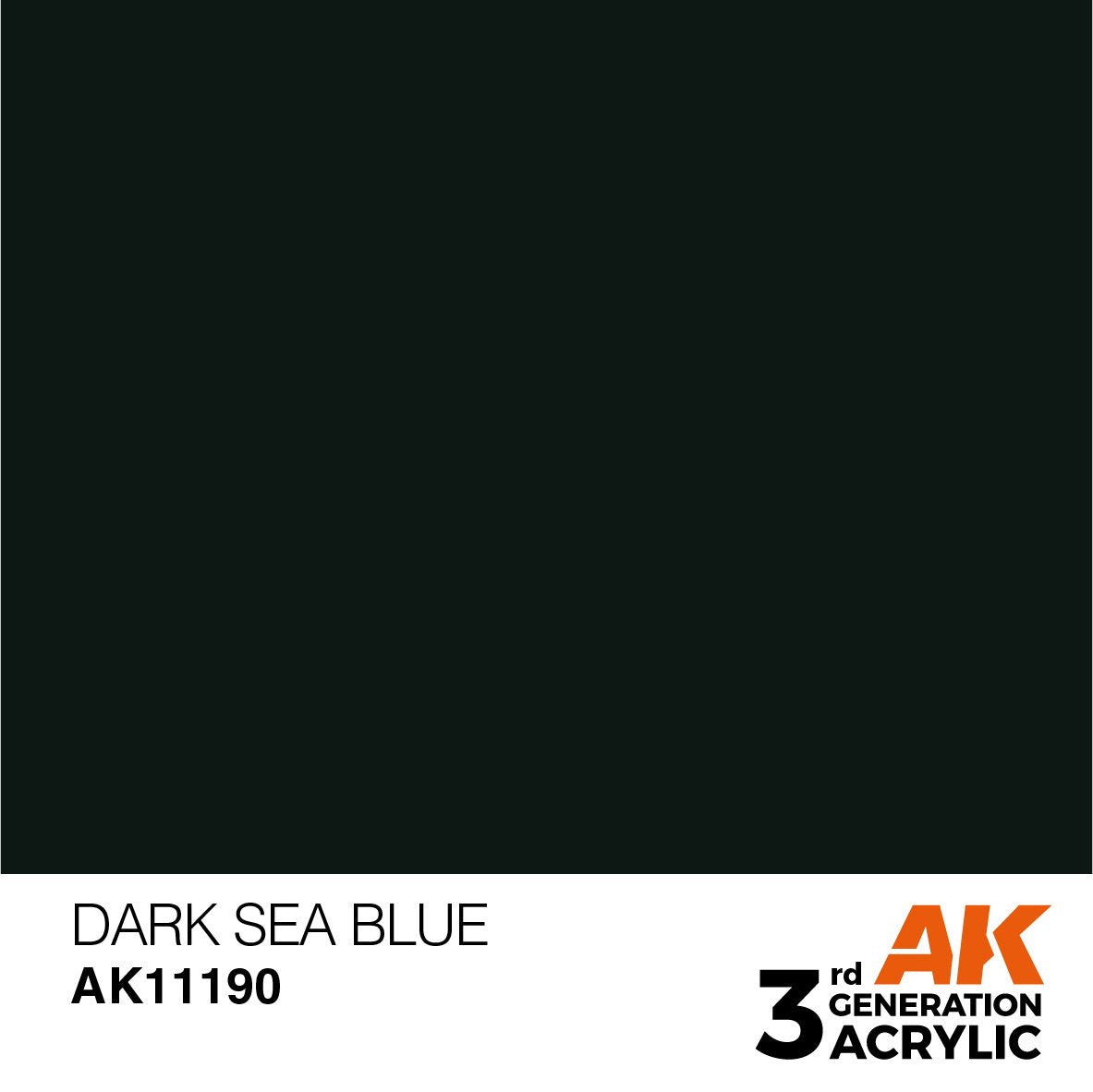 AK Interactive AK11190 BLEU MER FONCÉ – STANDARD 17 ml