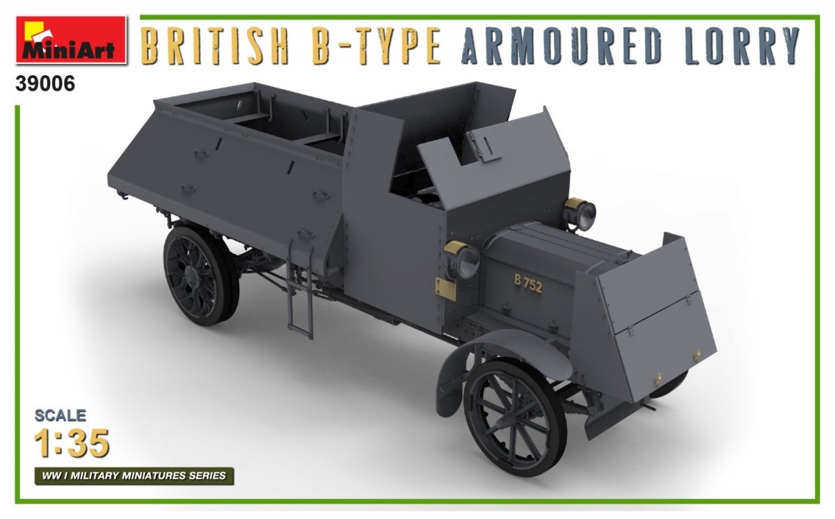 Miniart 39006 CAMION BLINDÉ BRITANNIQUE DE TYPE B 1/35 – Bild 5