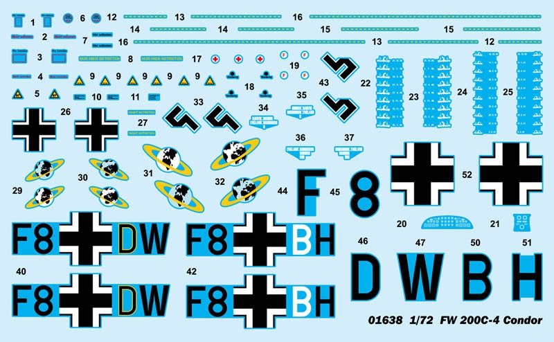 Trumpeter 01638 Focke-Wulf Fw 200C-4 Condor 1/72 – image 4