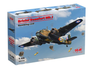 ICM 48314 Bristol Beaufort Mk.I. Raid de bombardement 1/48