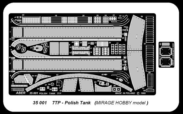 Aber 35001 Char léger polonais 7TP (MIR) (1/35)  – immagine 2