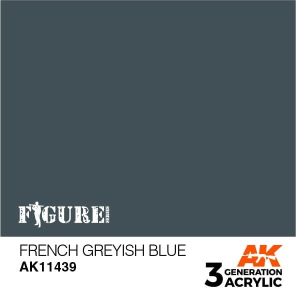 AK Interactive AK11439 Bleu grisâtre français 17 ml