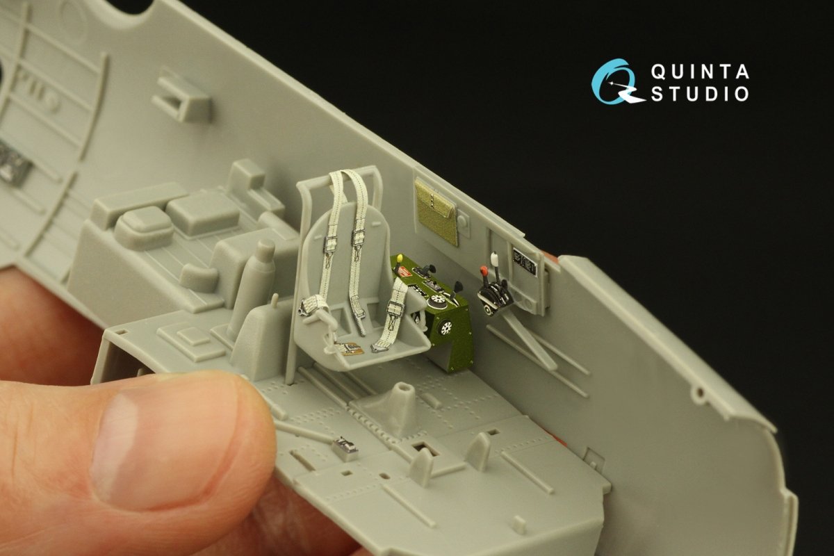 Intérieur imprimé en 3D et coloré sur papier décalcomanie Quinta Studio QD48377 TBM-3 Avenger (Hobby Boss) 1/48 – immagine 13