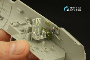 Intérieur imprimé en 3D et coloré sur papier décalcomanie Quinta Studio QD48377 TBM-3 Avenger (Hobby Boss) 1/48 – immagine 13
