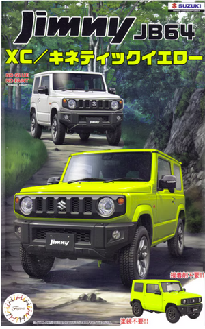 Fujimi 066332 Suzuki Jimny JB64 (XC/Jaune cinétique) 1/24