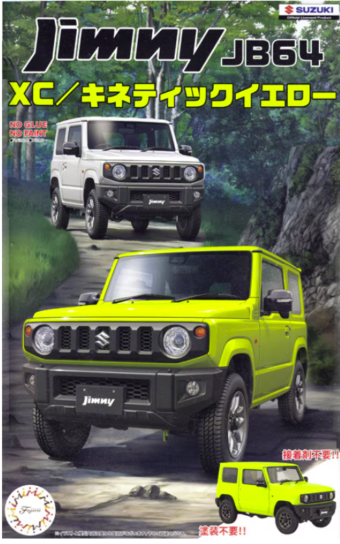 Fujimi 066332 Suzuki Jimny JB64 (XC/Jaune cinétique) 1/24