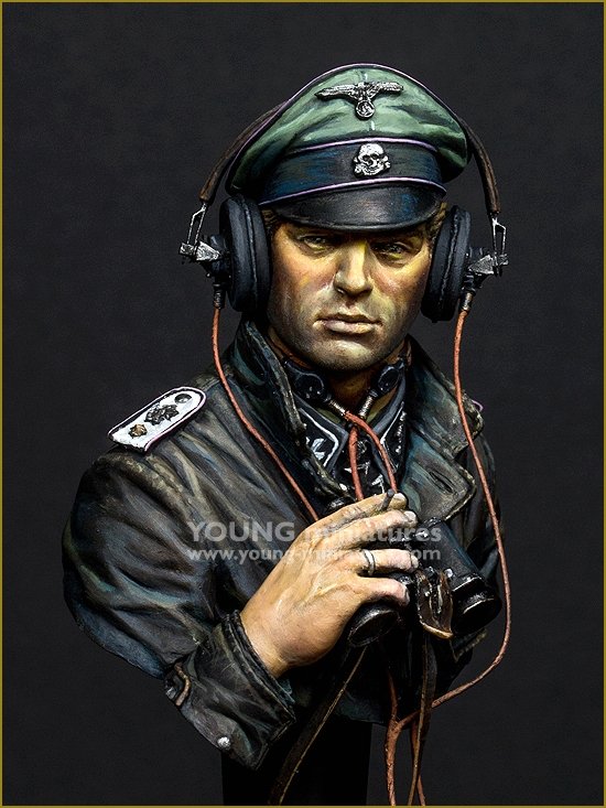 Young Miniatures YM1876 SS Panzer Commander Normandie 1944 1/10 – image 2