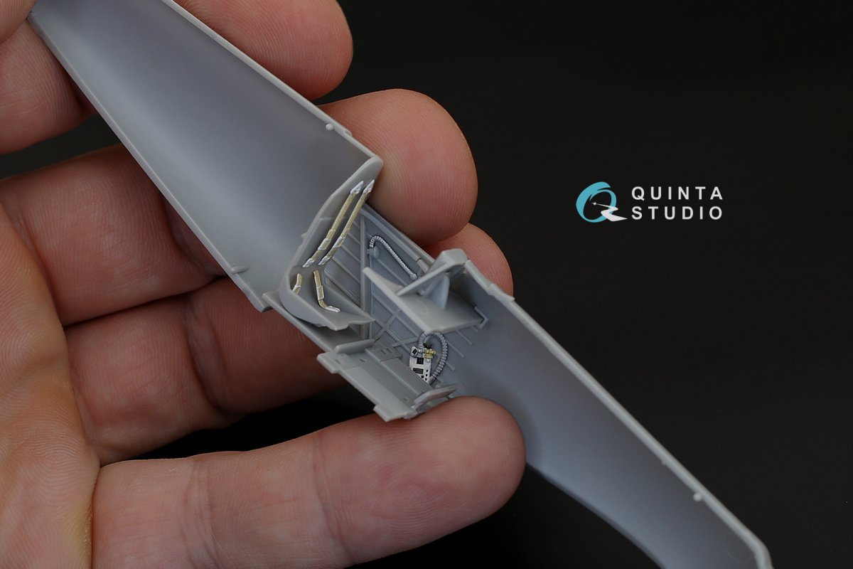 Intérieur imprimé en 3D et coloré sur papier décalcomanie Quinta Studio QD48127 IAR-80 (pour kit HobbyBoss) 1/48 – Bild 5