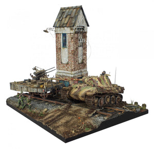 RT-Diorama 35027 Diorama-Base: Railroad Crossing 1/35 – zdjęcie 6