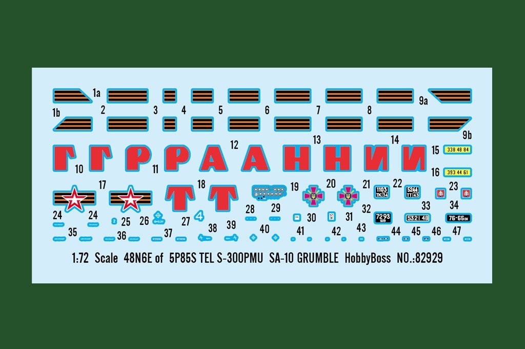 Hobby Boss 82929 48N6E de 5P85S TEL S-300PMU SA-10 GRUMBLE 1/72 – image 5