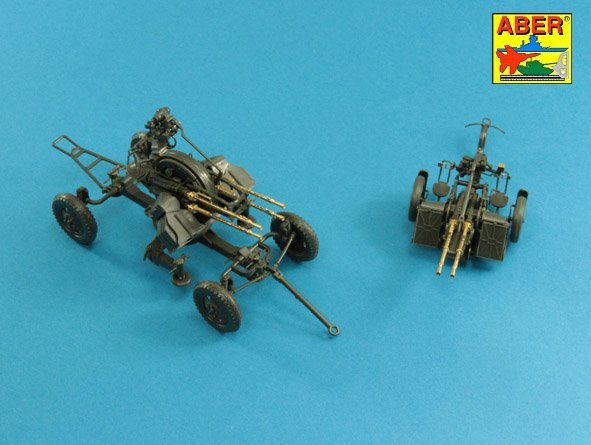 Aber 35L-222 Ensemble de 2 canons pour mitrailleuses russes KPVT de 14,5 mm utilisées sur ZPU-2 ou ZPU-4 (1/35) – immagine 8