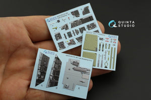 Intérieur imprimé en 3D et coloré sur papier décalcomanie Quinta Studio QD32109 F/A-18C Late (Academy) à l&amp;#39;échelle 1/32 – image 7