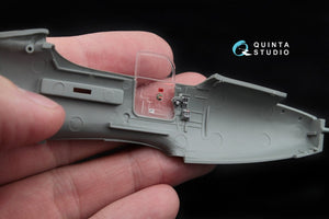 Intérieur imprimé en 3D et coloré sur papier décalcomanie Quinta Studio QD48034 P-39Q/N (pour maquette Hasegawa) 1/48 – immagine 4