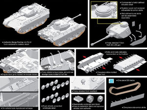 Dragon 7508 Berge-Panther avec Pz.Kpfw.IV Turm (1/72) – imagen 5