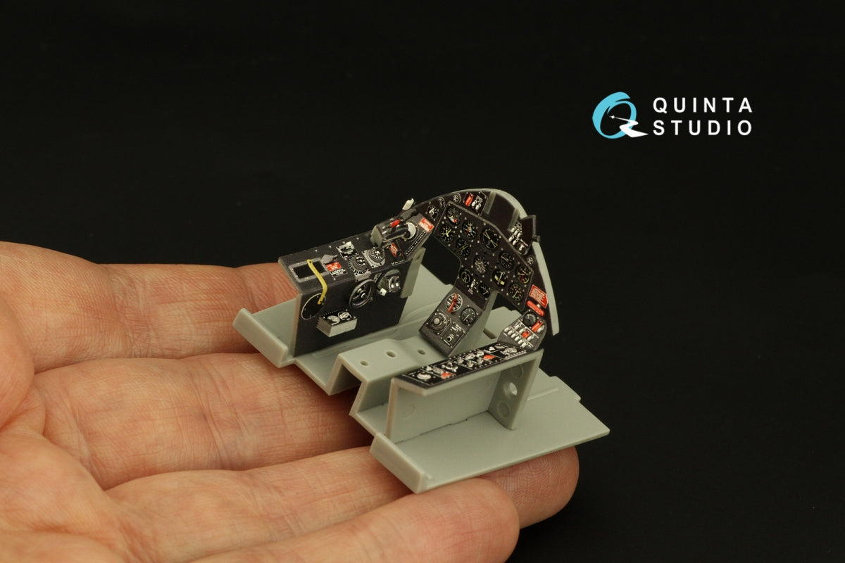 Intérieur coloré imprimé en 3D sur papier décalcomanie pour F8F-2 Bearcat (Trumpeter) Quinta Studio QD32184, échelle 1/32 – image 12