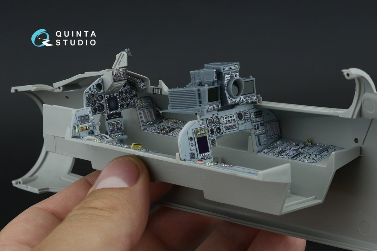Quinta Studio QDS+32231 Tornado ECR, intérieur imprimé en 3D et coloré sur papier décalcomanie (Italeri) (petite version) (avec pièces en résine imprimées en 3D) 1/32 – Bild 10