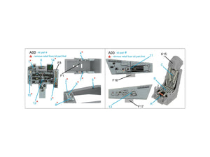 Intérieur coloré imprimé en 3D sur papier décalcomanie pour MiG-29A (OTAN) Quinta Studio QD72118 (Trumpeter/IBG Models) 1/72 – image 2