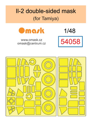 Masque double face Omask 54058 Il-2 (pour Tamiya) 1/48