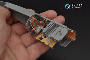 Intérieur imprimé en 3D et coloré sur papier décalcomanie Quinta Studio QD32050 pour Fokker Dr.1 (pour maquette Meng) à l&amp;#39;échelle 1/32 – immagine 5