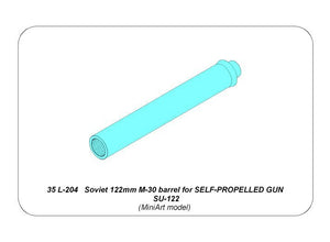 Canon Aber 35L-204 soviétique de 122 mm M-30 pour canon automoteur SU-122 (1/35) – Bild 6