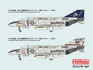 Fine Molds FX04 U.S. Marine Corps Jet Fighter F-4N VMFA-531 "Gray Ghost" 1/72