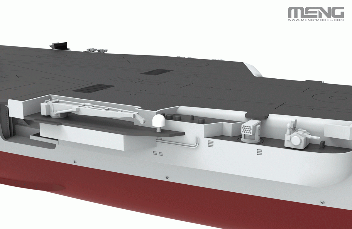 Maquette d&amp;#39;avion Meng PS-010 Liaoning 1/700 – image 8