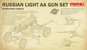 Ensemble de canons antiaériens légers russes Meng Model SPS-026 ZU-23-2, ZPU-1, ZPU-2, ZPU-4 4 en 1 1/35