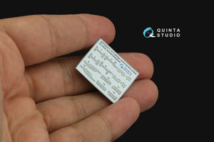 Quinta Studio QP72005 F-16 block 40/42 reinforcement plates (Hasegawa) 1/72 – zdjęcie 2
