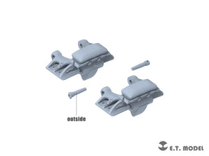 Maquette ET Model P35-405 Chenilles et barbotins pour Sd.kfz.251/Sd.kfz.11 allemands de la Seconde Guerre mondiale (impression 3D, échelle 1/35) – immagine 4