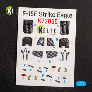 KELIK K72055 F-15E STRIKE EAGLE - DÉCALCOMANIES 3D INTÉRIEURES POUR MAQUETTE REVELL AU 1/72 – image 2